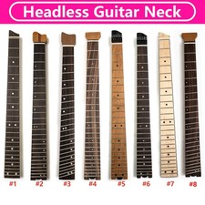 Upgraded Headless Electric Guitar Neck 24 Frets 25.5" Bolt-On