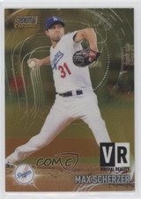 2021 Stadium Club Chrome Virtual Reality Gold Refractor 22/50 Max Scherzer 0m4q