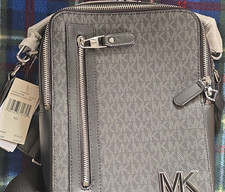 Michael Kors Hudson Mariner Flight Bag Leder ...