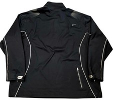 Nike Golf Storm-Fit 20 Pullover LS Jacket Black Gray Waterproof 1/2 Zip Sz 2XL