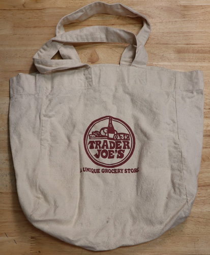 Vintage Trader Joe's "A Unique Grocery Store" Canvas Tasche gebraucht