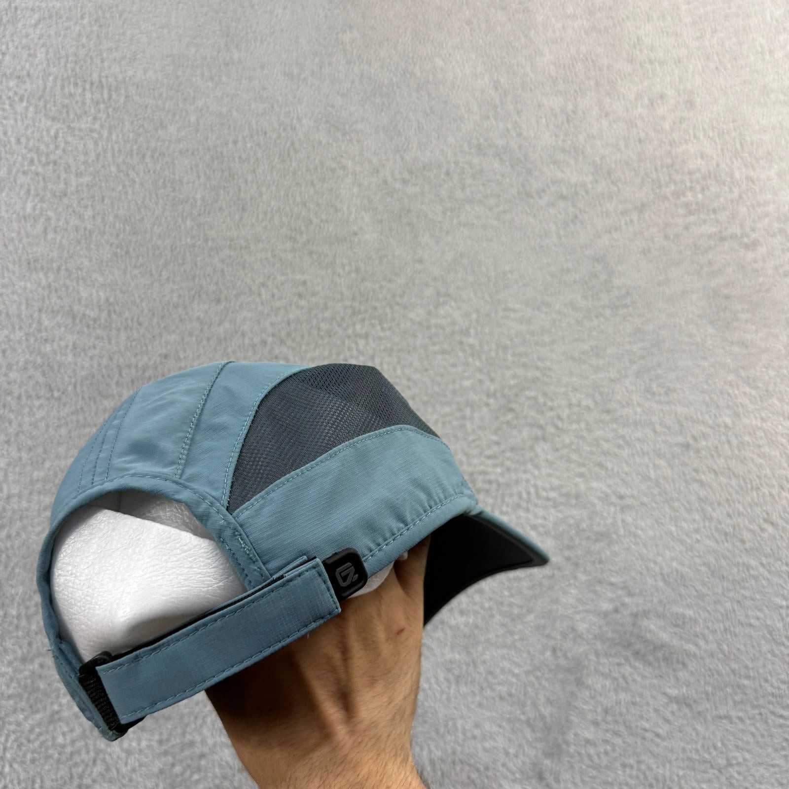 Vintage Gadiemkensd Blue Mesh Panel Adjustable Unstructured Size S/M Runner Cap image 7