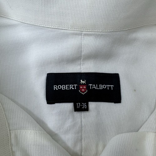 Robert Talbott Dress Cotton Button Up Long Sleeve Shirt, 17 - 36 - Picture 2 of 14