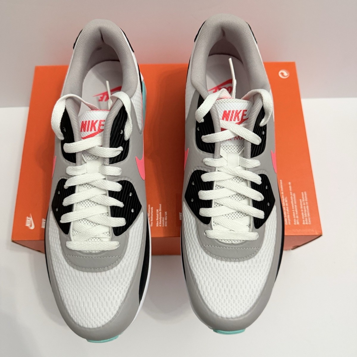 Size 10.5 - Nike Air Max 90 Golf Aurora Hot Punch for sale online