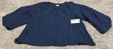 Women  s Size Large L Sonoma Blue Shirt NWT