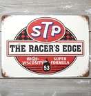STP The Racer's Edge 8 x 12 Vintage Novelty Metal Sign Made In USA New!