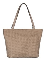TOM Tailor Xanthia Zip Shopper L Shopper Tasche Taupe Taupe Neu