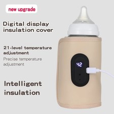 Baby Milk Warmer Baby Nursing Bottle Heater, Portable USB Bottle Warmer for Car