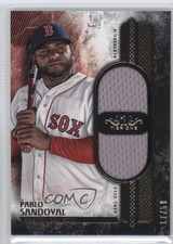 2016 Topps Tier One Relics Dual Swatch 17/50 Pablo Sandoval #T1DR-PS n8a