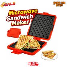Toasted Sandwich Maker Machine Microwavable Waffle Maker Microwave Oven Toastie