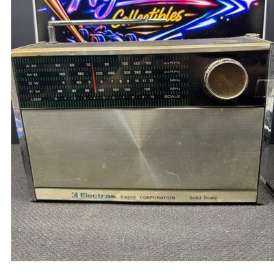 Vintage Electra Radio Corporation Solid State Multi-Band AM FM MB SW Black