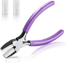5.5-Inch Double Nylon Flat Jaw Pliers for Jewelry Making - Soft Jaw Pliers