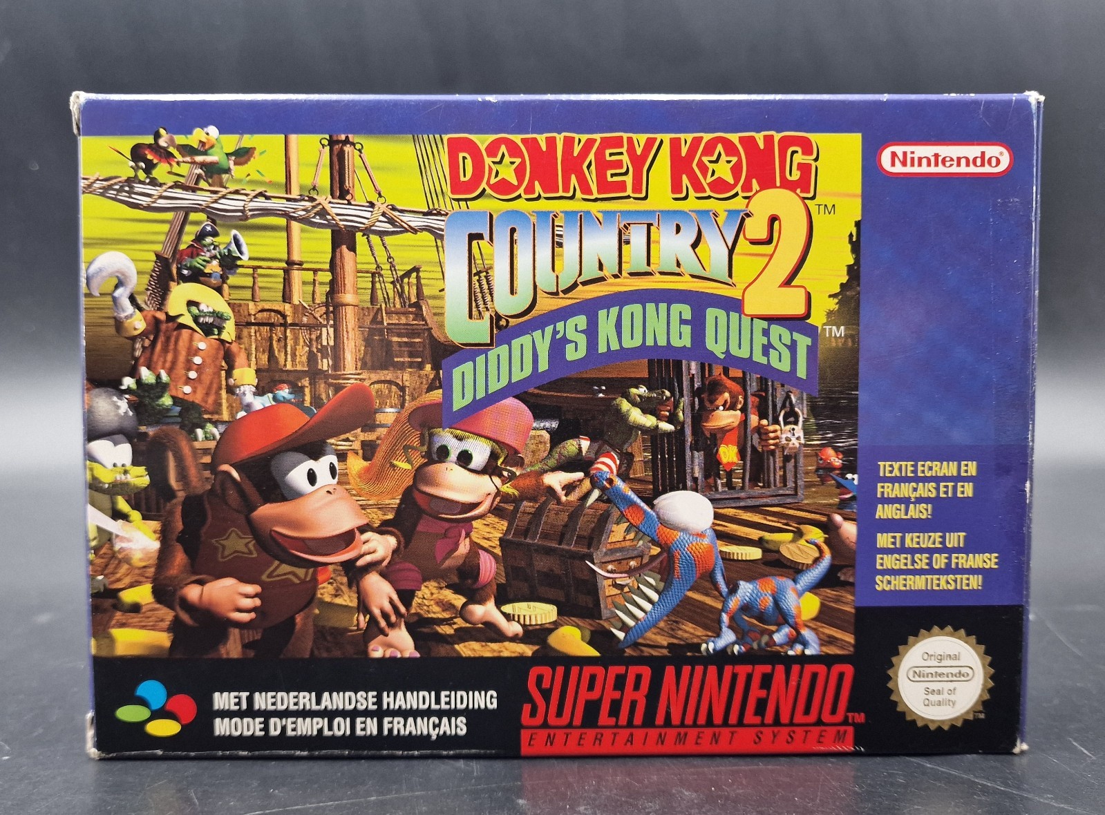Donkey Kong Country 2 DKC2 - Nintendo Super SNES - Complet CIB - PAL FAH - TBE