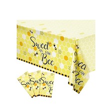 Bee Plastic Table cover Sweet as Can Bee Deco...