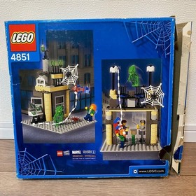 LEGO 4851 Spider-Man and Green Goblin The origins Missing Parts w/Box Used