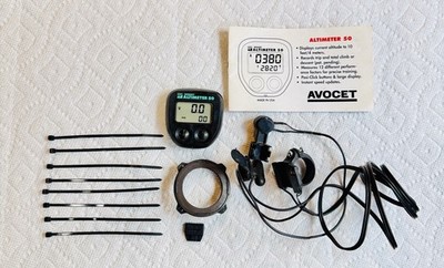Avocet Altimeter 50 Cyclometer Vintage Bike Computer Tested