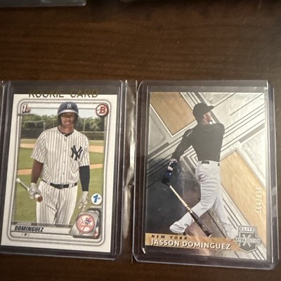 2019 Panini Elite Extra Edition - Jasson Dominguez #148 /999 RC &2019 1st Bowman
