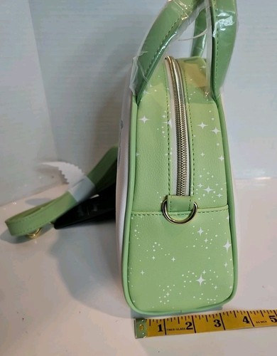 Loungefly Soft Tag Disney Tinker Bell Cameo Green Crossbody Shoulder Purse - Picture 7 of 8
