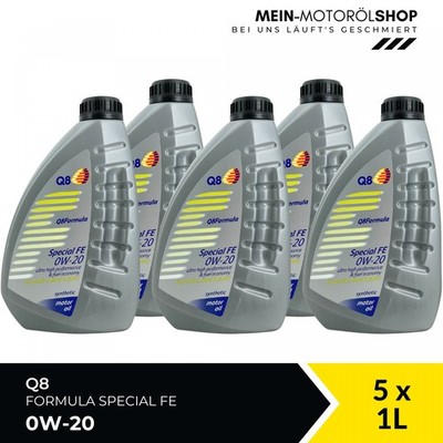 Q8 Formula Special FE 0W-20 BMW MB 229.71 ACEA C5 C6 Motoröl 5x1 Liter = 5 Liter