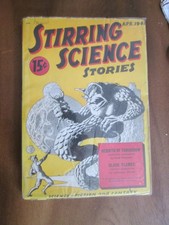 STIRRING SCIENCE & ASTOUNDING Lot of 3 Issues w/ Clark Ashton Smith Stories