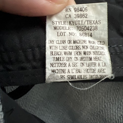 Pantalones de mezclilla Theory tiro bajo bootcut para mujer 0 enjuague oscuro longitud completa - Imagen 15 de 16