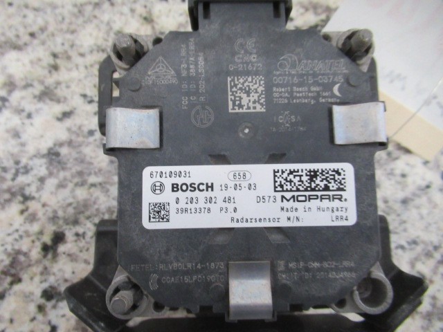 GENUINE MASERATI ADAPTIVE CRUISE CONTROL RADAR DISTANCE SENSOR 670109031