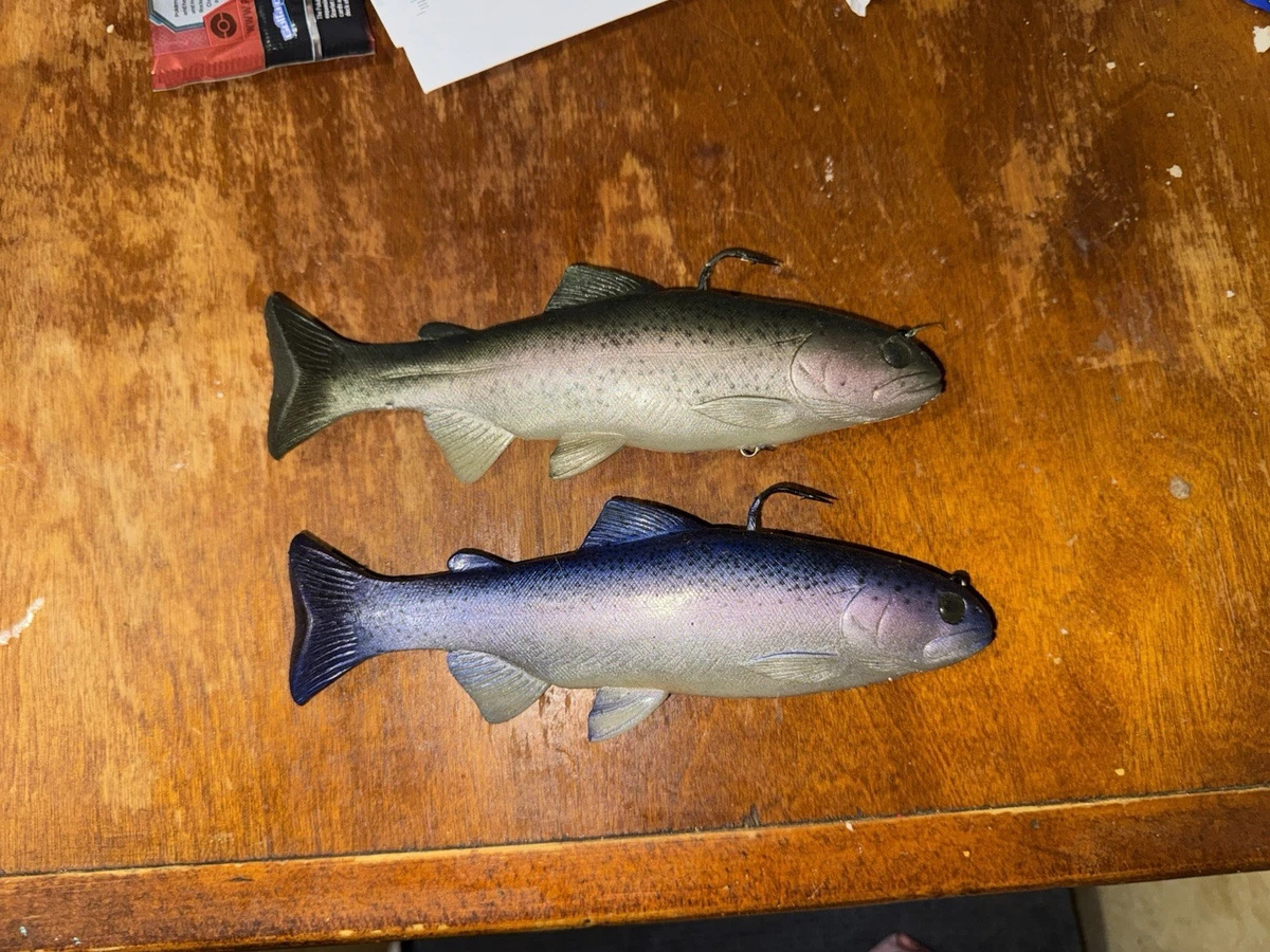 Huddleston Deluxe Swimbait 8" ROF 12 - Leurre Soufre Pour Basse - Neuf Avec étiquette