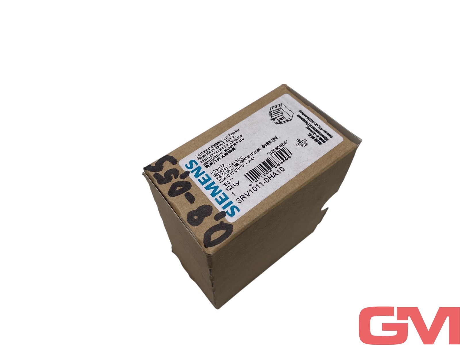 Siemens Circuit Breaker 3RV1011-0HA10 0.55-0.8A Motor Protection