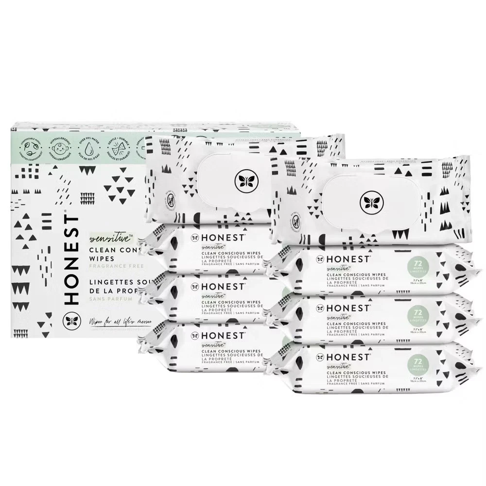 The Honest Company Plant-Based Baby Wipes made with over 99% Water 576 count
