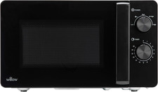 Image of Willow WM20MB 20L 800W Manual Solo Microwave Oven – Compact Countertop Microwave