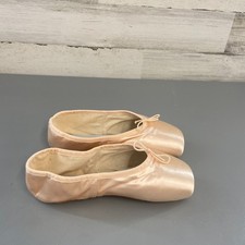Bloch 3/4 Shank Synergy Ballet Shoes Pointe Pink Square Toe S0101L US 7.5 2Y