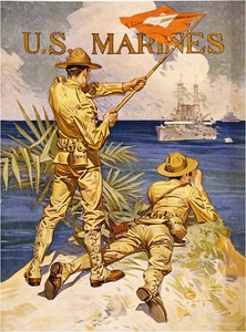 1915 Join the Army WWI American Patriotic Wartime Advertisement Poster Print