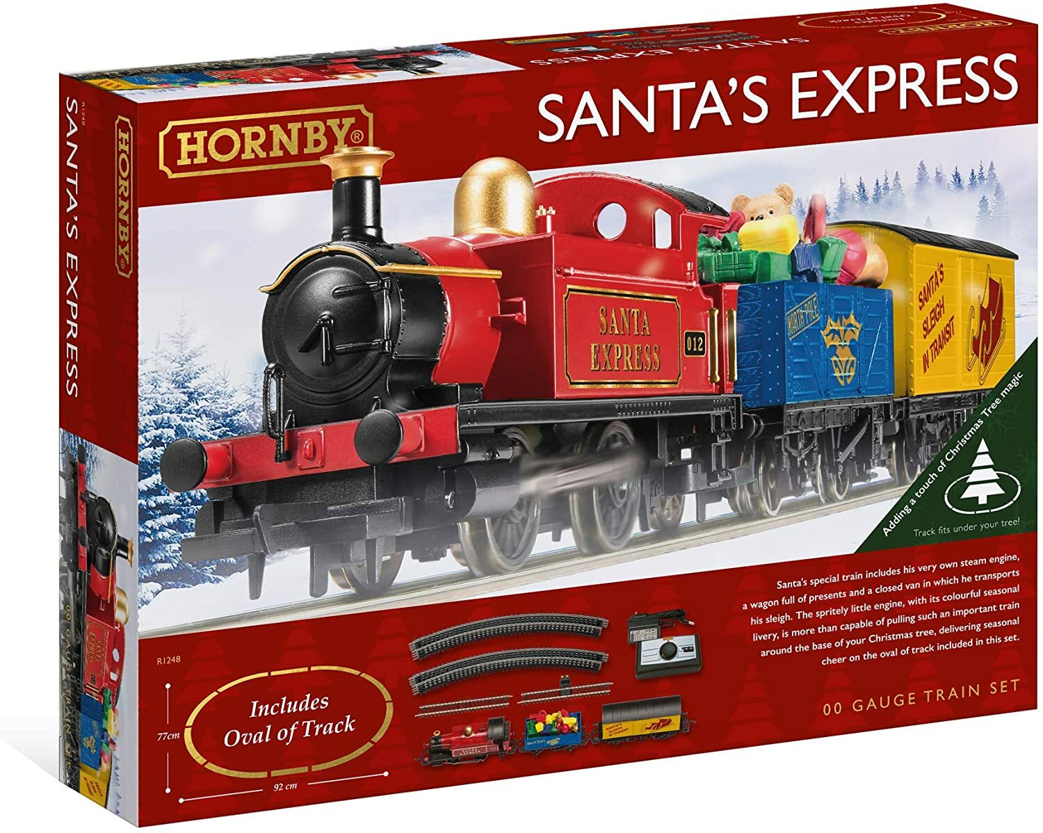 Hornby OO Gauge Train Set Santa's Express Christmas OO Gauge New R1248