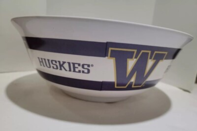 #ad 12 Melamine Washington Huskies Party bowl $50.00