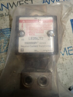 SQUARE D LE25CT2 Neutral Current Transformer Micrologic for LE Frame