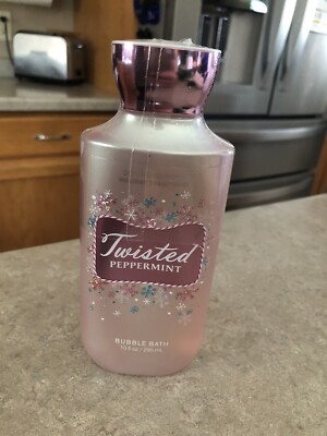 Bath & Body Works Twisted Peppermint Bubble Bath 10 fl oz NEW Sealed