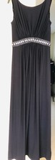 Eliza J Navy Blue Evening Gown Maxi Dress - Gala Ball Cruise Party - UK 10