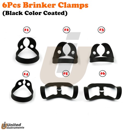 Range Of Dental Rubber Dam Clamps All Teeth Restorative Endodontic Clamp Forceps - Picture 3 of 23