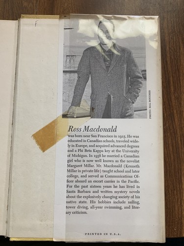 The Zebra-Striped Hearse by Ross MacDonald 1962 Hardcover DJ BCE Ex-Library - Picture 8 of 10