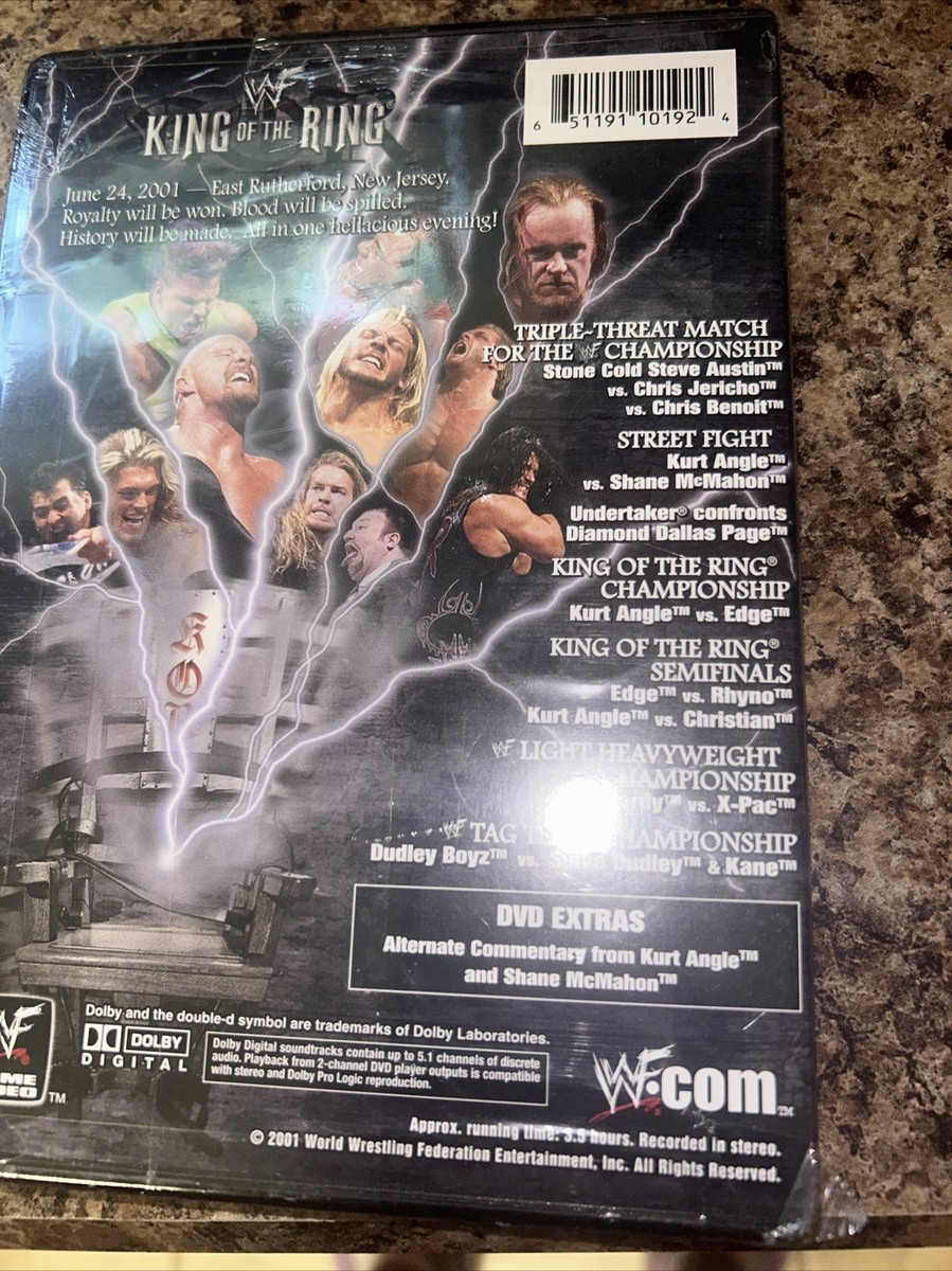 WWF - King of the Ring 2001 (DVD, 2001) NEW Sealed OOP