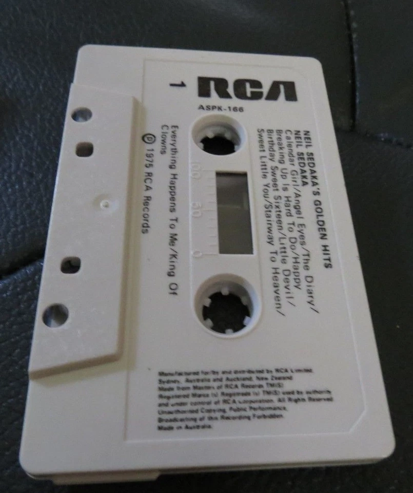 Neil Sedaka Golden Hits Cassette - Image 3 of 4