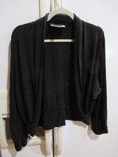 Antthony modern easycare 1x Shrug Black rayon spandex