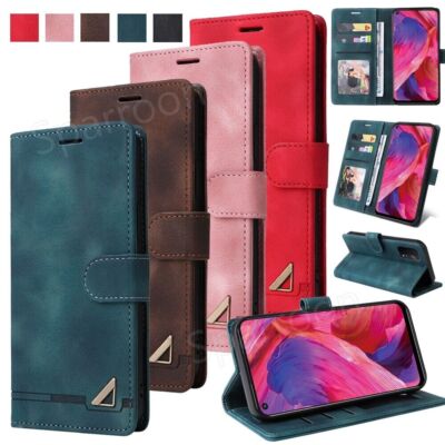 Handy Tasche für Oppo A54 A74 A95 5G A15 A15s Schutz Hülle Flip Case Wallet Etui