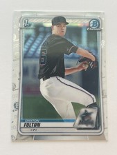 2020 Bowman Draft Chrome Refractors #BD-131 Daxton Fulton Miami Marlins