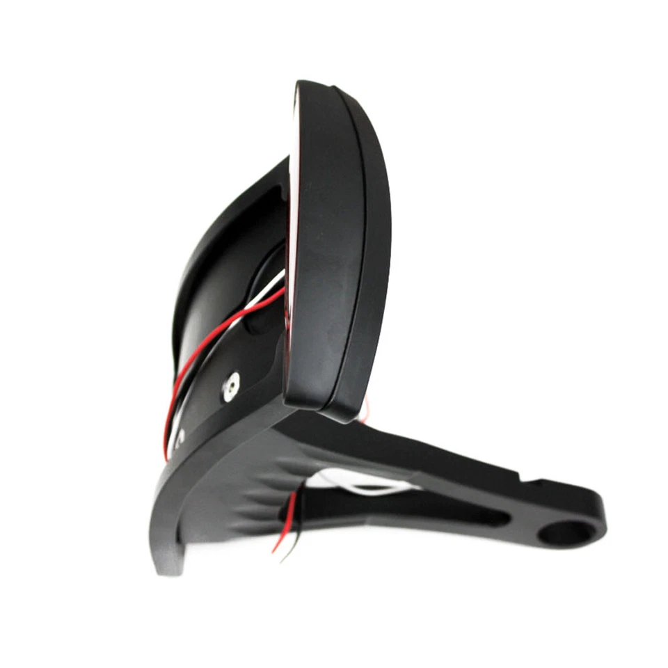 Conjunto de luces LED de freno trasero de matrícula montado lateral para Harley Honda Suzuki Foto 3 de 4