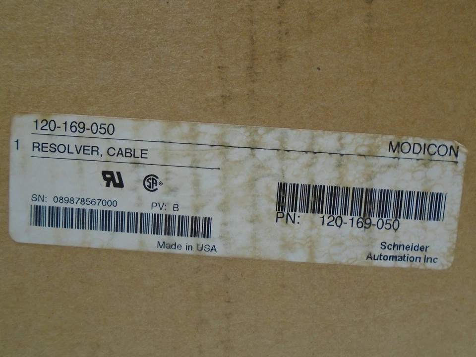 *NUEVO* CABLE DE RESOLUCIÓN/CODIFICADOR SCHNEIDER ELECTRIC/MODICON 120-169-050 TIPO CL3 Foto 2 de 4