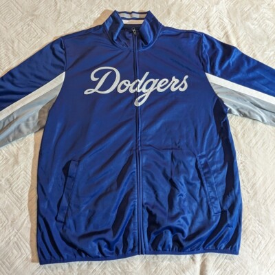 Los Angeles Dodgers GM Track Jacket Mens 2XL Full Zip G-III By Carl Banks (RARE)