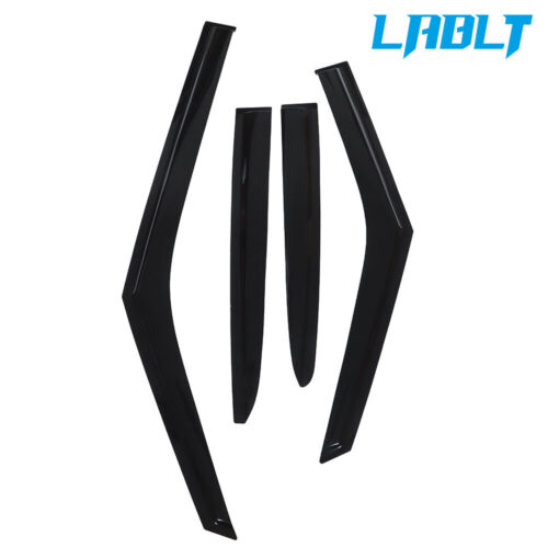 LABLT Window Visors Deflectors Rain Guard Black For 2011-2017 Hyundai Veloster - Foto 4 di 10