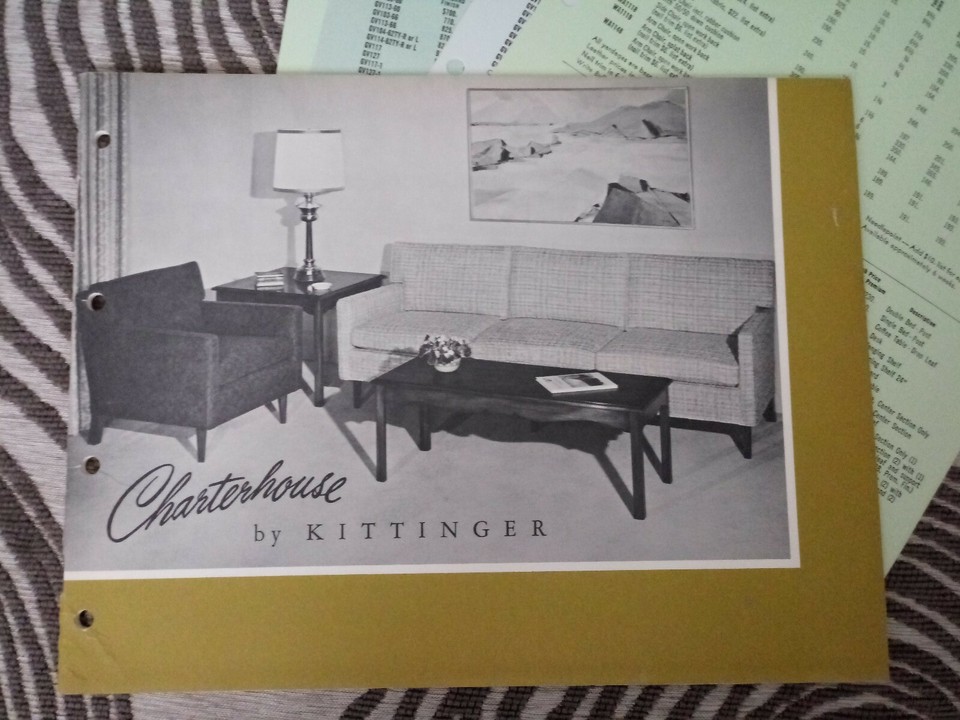 Kittinger Furniture Catalog No. 97 SUPPLEMENT Charterhouse 1966 eBay