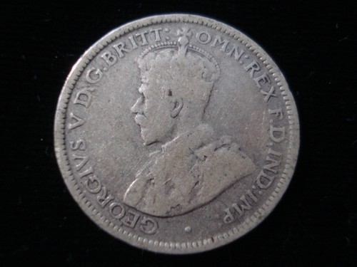 Australian 1926 Sixpence Sterling Silver Coin KGV Birthday Gift Antique - Picture 2 of 2
